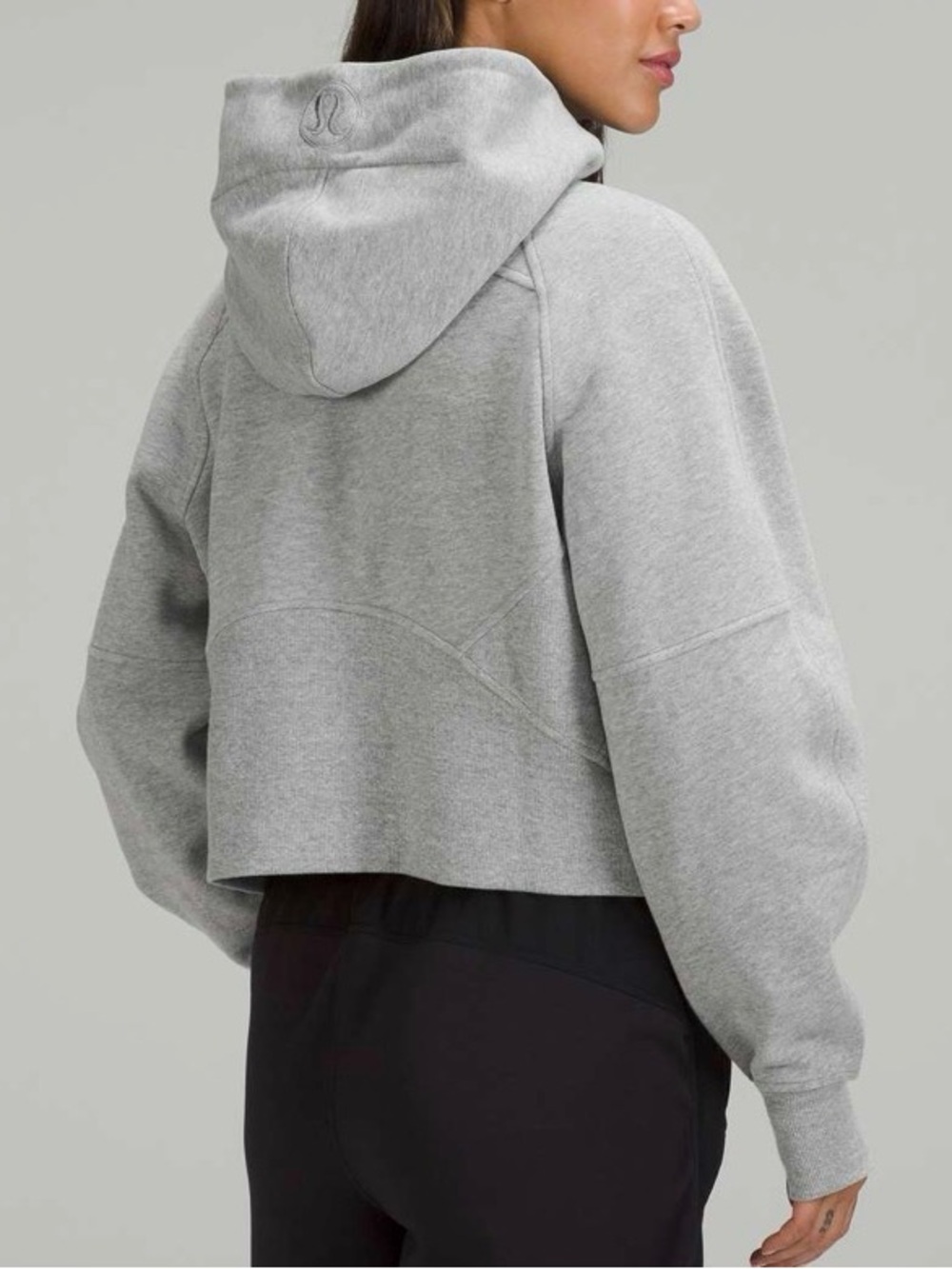 Lululemon Scuba Oversized Half-Zip Hoodie ~ XS/S ~ Heathered Grey - Picture 12 of 13